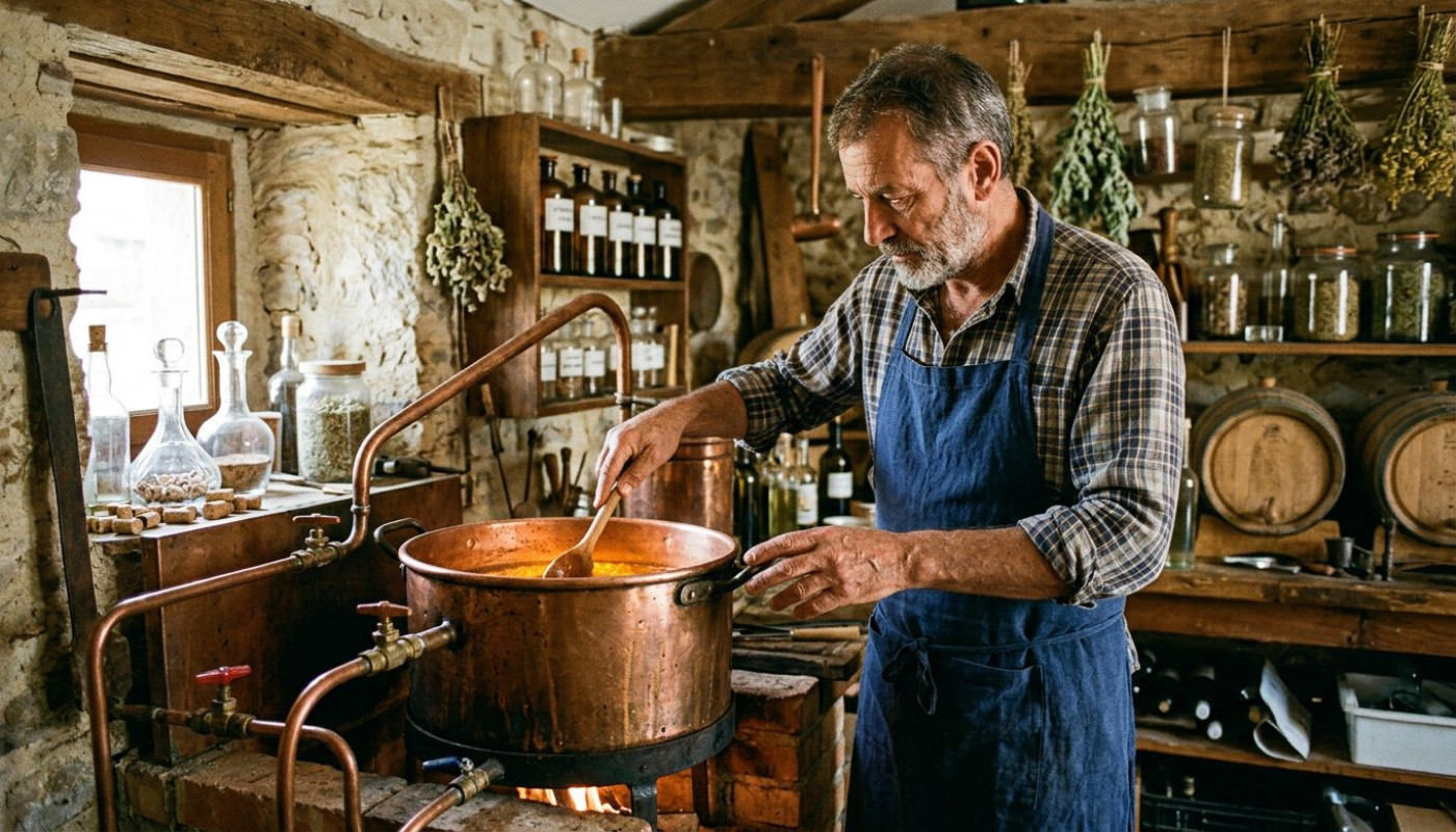 Absinthe artisanale : immersion dans l’univers des distillateurs passionnés