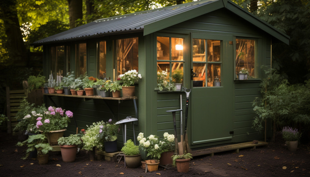 Divers - Tout savoir de la peinture d’un abri de jardin en bois